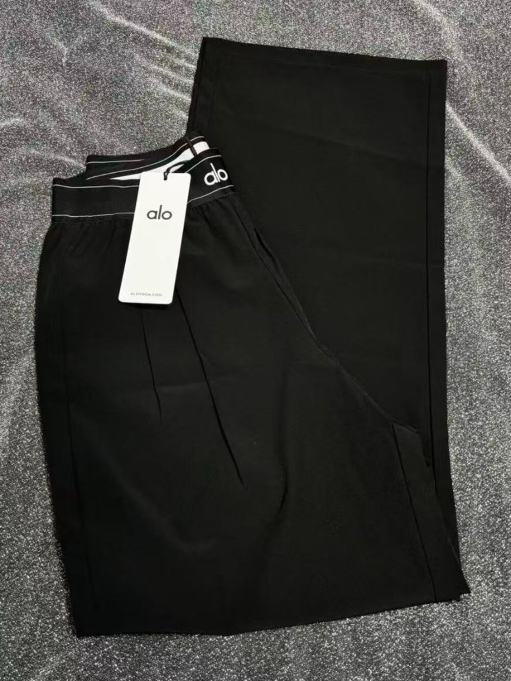 🆕Alo Yoga Suit Up Trouser Black (Regular) 30" Inseam Straight-leg trousers - Picture 8 of 12